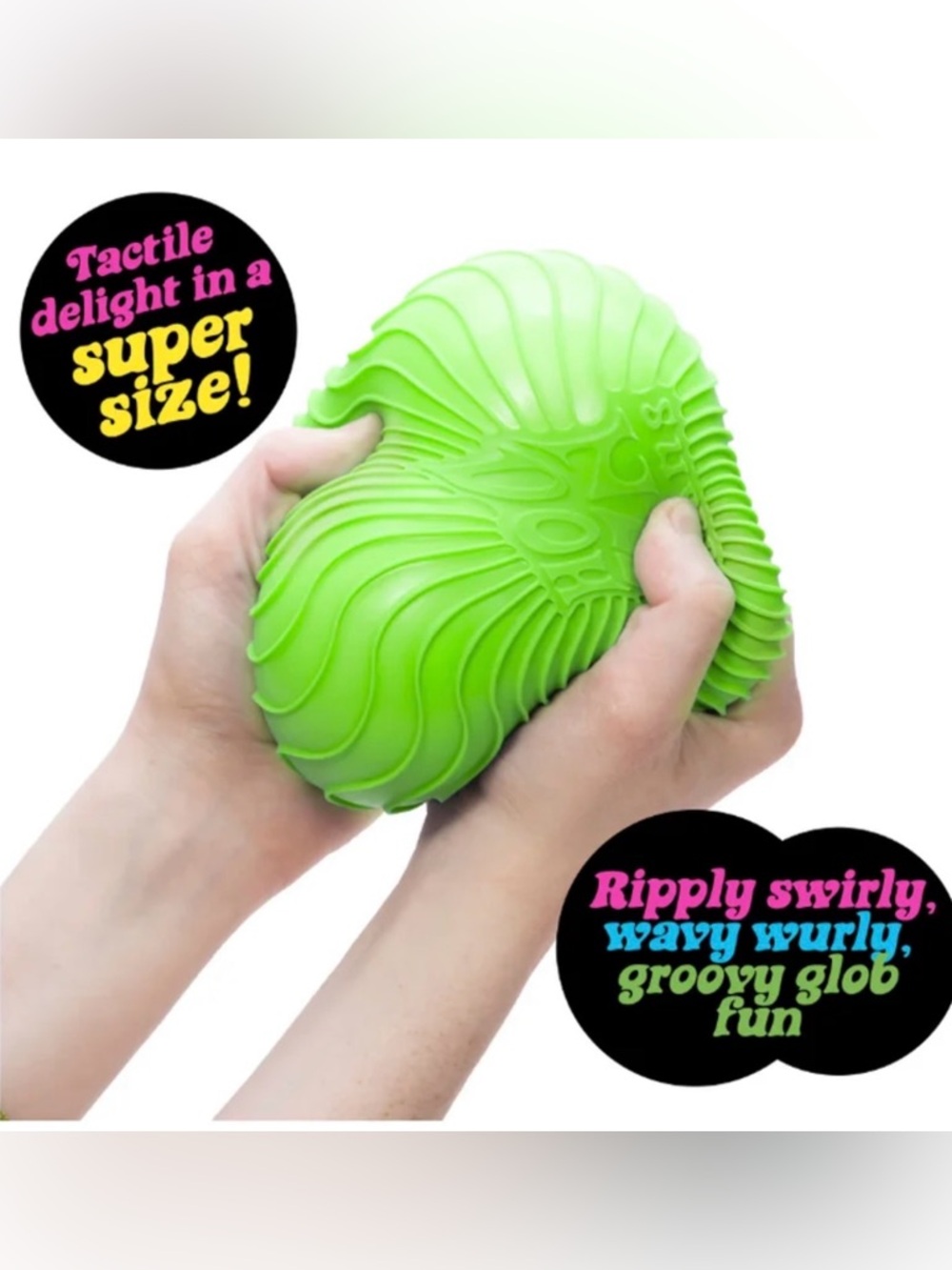 ๐ฅMega Super NeeDoh Ripples XL Purple Giant Sensory Squishy Fidget Ball - Picture 9 of 13